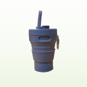 Vaso Plegable con Pitillo