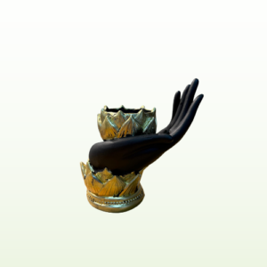 Porta Incienso Mano Flor de Loto